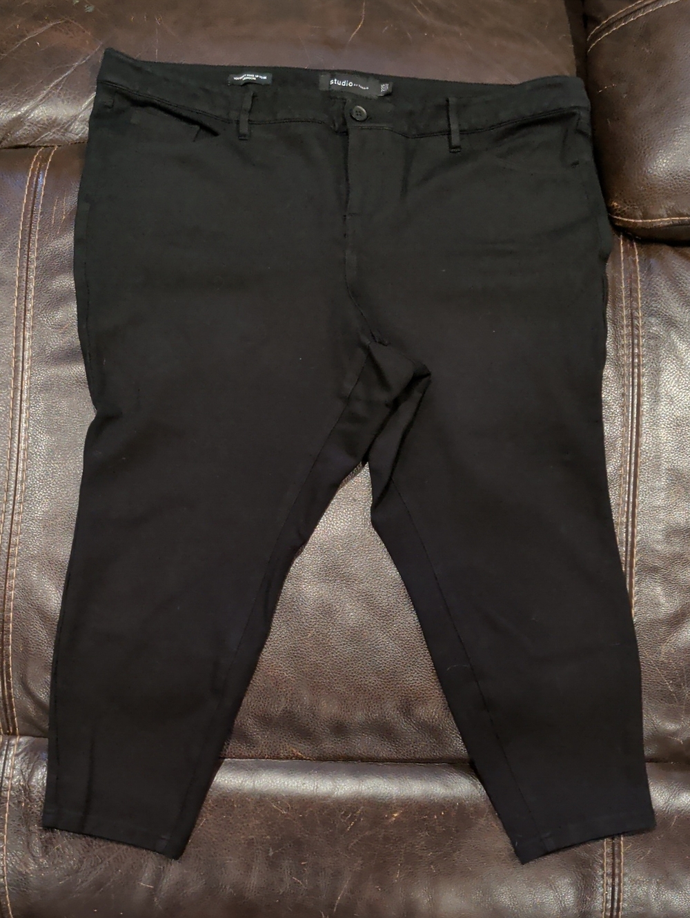Studio 1940 Black Skinny Stretch Pants